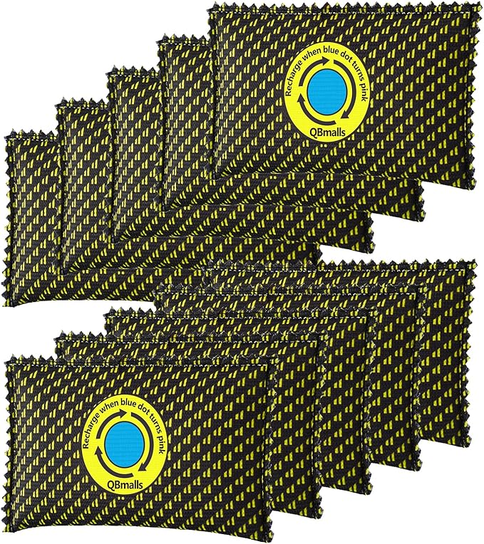 100g Rechargeable Desiccant Pack of 10,Moisture Absorber for Storage Bins,Gun Safes,camper and Cars,Desiccant Dehumidifier fo