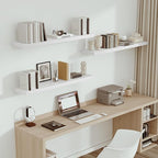 Vivelove Single Floating Shelves 48 Inches, 48 x 10 inch Deep x 1.8 in Thick, Long Wall Shelves Heavy Duty 80 lbs for Bedroom