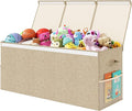Extra Large Toy Box Chest with Lid, Kids Toy Storage Organizer for Boys Girls, Big Toy Bin Basket Extra Large Toy Storage Box