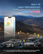 OMBAR T1 4K 3 Channel Dash Cam, STARVIS 2 IMX678 Sensors, Free 128GB Card, 2025 New Full Color HDR Night Vision, 4K+1080P+108