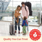 J.L. Childress Padded Backpack Car Seat Bag - Car Seat Travel Bag for Airplane, Cover Fits Most Baby & Infant Carriers & Boos