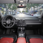 SEG Direct Black Car Steering Wheel Cover Small Size 14-14.25 inch (35.5-36 cm), for Prius Civic Model 3 Model Y Camaro, Brea