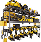 Power Tool Organizer, 8 Drill Holder for Tool Organizer, Storage and Organization for Garage, Heavy Duty Metal Tool Shelf Uti