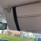 Pennzoil Mini Car Sun Visor Organizer Auto Interior car interior accessories - Car Visor Organizer -4 Card Slots, Pen Holder, Eyeglass Clip, Large Pocket -Small Size 5” x 6”x 0.50” Sunvisor Organizers