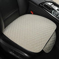West Llama Linen Car Seat Covers,Bottom Seat Covers for Cars Include 1 Piece Front Driver Seat Pad Mat Universal Fits 90% Veh