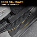 Floor Mats for Honda Odyssey 2018-2026, All Weather Floor Mats Trunk Cargo Liner and Door Sill Guards Accessories, Full Coverage Set