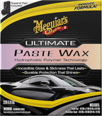 Meguiar's Ultimate Paste Wax, Premium Car Wax for a Deep Gloss with Lasting Protection, Easy to Apply and Remove, Clear Coat Safe, Microfiber Towel and Applicator Included, 8 Oz Paste