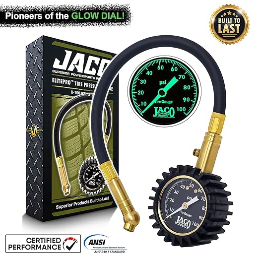 JACO ElitePro Tire Pressure Gauge - 100 PSI