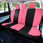 FH Group Car Seat Covers Full Set Cloth - Universal Fit,Automotive Seat Covers,Low Back Front Seat Covers,Airbag Compatible,S