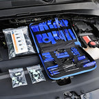 GOOACC 200Pcs Trim Removal Tool, Auto Push Pin Bumper Retainer Clip Set Fastener Terminal Remover Tool Adhesive Cable Clips R