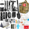 Survival Kit, 250Pcs Survival Gear First Aid Kit with Molle System Compatible Bag and Emergency Tent, Emergency Kit for Earth