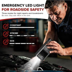Jump Starter with Air Compressor, Portable Car Battery Jump Starter, 150 PSI Tire Inflator & Battery Booster - Starts