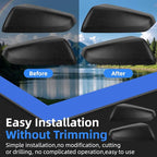 Driver & Passenger Side Mirror Cover Replacement for Chevrolet Equinox 2018-2023, for GMC Terrain 2018-2023 - Left & Right Side Mirror Covers, Rear View Mirror Cap Accessories Textured