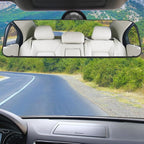 Rear View Mirror,Universal Anti-glare HD Adjustable Car Panoramic Rear View Mirror with Suction Cup(Widen the Field of View-Sector/Trapezoid/Rounded Rectangle)