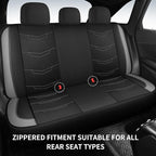 Seat Covers,Sport and Breathable Seat Covers,Anti-Slip Universal Fit Car Seat Covers Full Set for Cars Sedans SUV and Truck(F