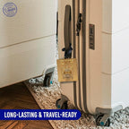 Sigma Gamma Rho Sorority Paraphernalia - Official Vendor - Luggage Tags - Set of 2 - Greek Letters and Shield