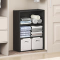 Furinno Reed Closet Organizers and Storage, 3-Tier Closet Organizer, Open Shelf Closet Storage, for Wardrobe, Bedroom, Living