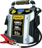 Stanley J5C09D 1200 Peak Amp Automotive Jump Starter, Portable Power - 2.1A/10W USB Port, 120 PSI Air Compressor