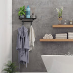 ORLESS Ironing Board Hanger Metal Wall Mount Iron and Ironing Board Holder, Laundry Room Decor and Storage with Large Storage