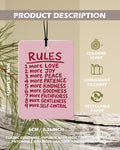 Retro Pink Christian Car Air Freshener 4 Pcs, Neutral Bible Verses Hanging Air Freshener for Cars Bathroom Dorm Books Decor, 