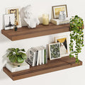 Vivelove Rustic Floating Shelves for Wall 12 Inch Deep, 24" X 12" X 1.5" Floating Shelf, 2 Inch Thick Shelf for Living Room B