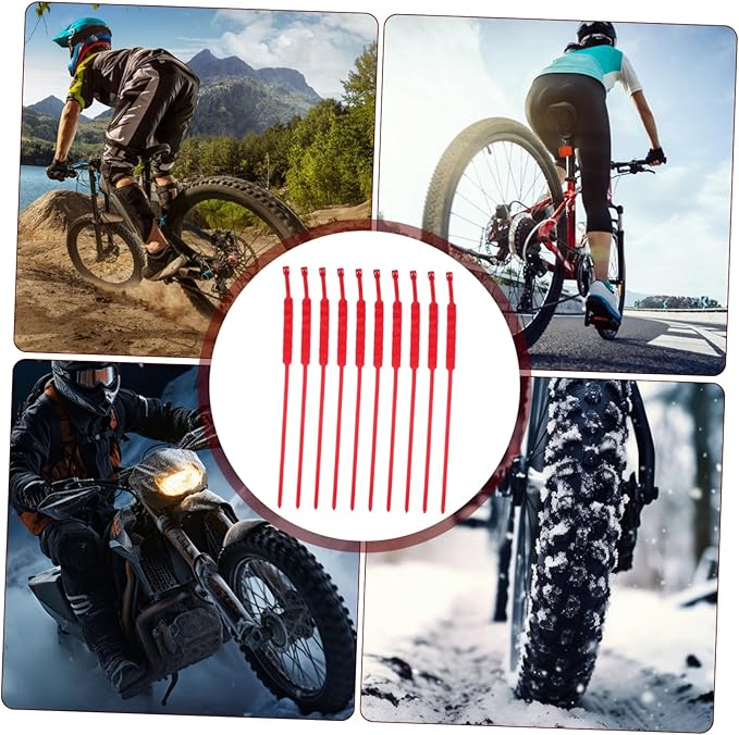 10pcs Electric Scooter -bike Motorcycle Tire Chains Snow Tire Chains Skid Nylon