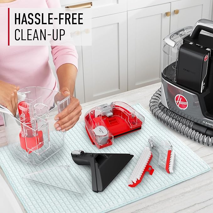 Hoover ONEPWR CleanSlate Cordless Portable Carpet + Upholstery Spot Cleaner Machine, Powerful Suction, Versatile Tools, Car a