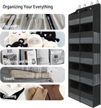 Giraffe Creation Over Door Hanging Organizer with 10 Large Capacity Pockets, Ideal Storage for Closet, Bathroom, Nursery, Bed