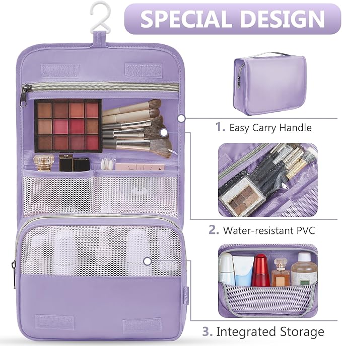8 Set Packing Cubes for Travel, Gifts for Women Mom,Anti-Tearing Suitcase Organizer for Luggage with Shoe & Hanging Toiletry 