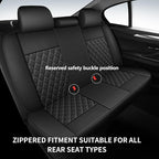 Car Seat Covers Full Set, Breathable and Waterproof Napa Leather Car Seat Cover, Interior Universal Fit for Cars, Sedans, SUV