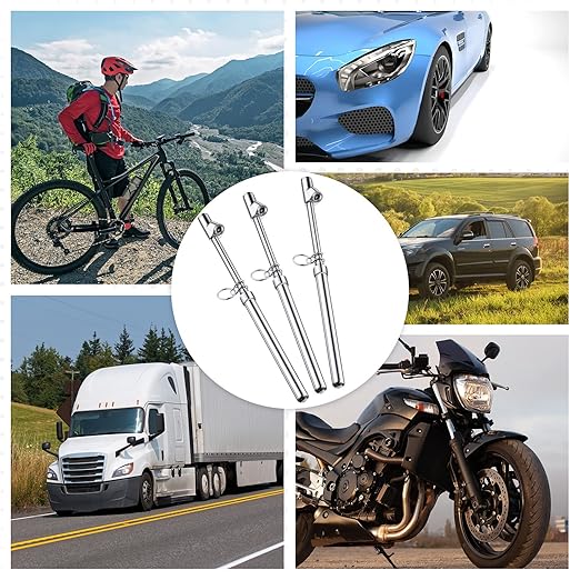 Tallew 40 Pack Dual Head Tire Pressure Gauge Heavy Duty Air Pressure Tire Gauge for Auto Truck Car RV Van Gage Range 10-150PSI, 1-10Bar (Silver)