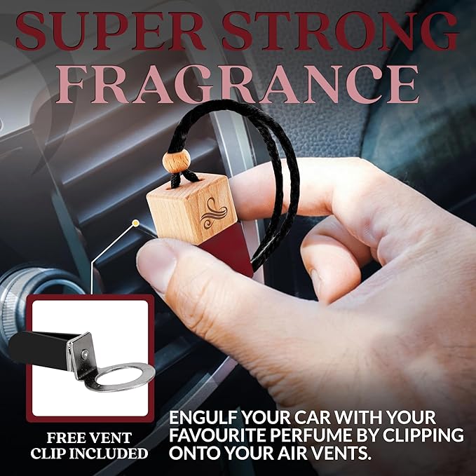 Car Freshener Scent For Women Inspired | B.accarat Car Air Freshener With Floral Amber Jasmine Saffron Clean Musk | Long-Last