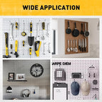 ELEAD 55-Piece 4 Inch Pegboard Hooks, Heavy Duty Peg Board Organizer Accessories, Peg Board Tool Hangers Fit for 1/4" and 1/8