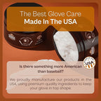 SARNA BASEBALL Glove Leather Conditioner - Use on Baseball Gloves, Softball Gloves, and Other Leather Sports Equipment - Made