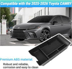 Center Console Organizer Compatible with 2025-2026 Toyota Camry Accessories, Armrest Storage Box Glove Organizer Tray Secondary Insert with Coin and Sunglasses Holder