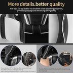 Leather Car Steering Wheel Cover,Anti-Slip, Safety,Soft,Breathable,Heavy Duty,Thick,Full Surround, Sports Style,Universal Car