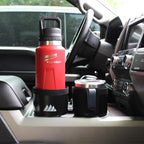 [Upgraded] Integral Ultimate Car Cup Holder Expander - Adjustable Base - Organizer & Expander for Vehicles - Compatible with 