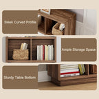 ChooChoo 3-Tier Bookshelf, 6 Cube Storage Organizer, Wooden Bookcase with Storage, Cube Storage Bookshelf for Bedroom and Hom