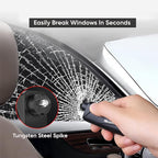 4-Pack Car Window Breaker Keychain Seatbelt Cutter, 3-in-1 Glass Breaker and Seat Belt Cutter, Car Emergency Escape Tool with