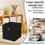 13 inch Record cubes storage bins,collapsible fabric storage cubes Decorative storage basket,apply to clothes organizer box,s