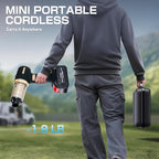 Portable Cordless Car Vacuum Cleaner, 17.5KPa/25KPa Powerful Handheld Rechargeable Mini Vacuum for Seats, Floor Mats, Pet Hai