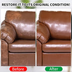 Leather Recoloring Balm, 12oz Large Size Leather Dye, Color Restorer, Scratch Repair, Furniture & Couch Restorer Kit, Repair 