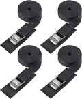 Ayaport Lashing Straps with Stainless Steel Buckles 16ft Adjustable Cam Buckle Tie Down Cinch Strap for Packing Black