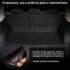 Floor Mats Compatible with 2019-2024 Subaru Forester Cargo Mat Trunk Liner TPE All Weather Back Seat Cover Protector 2023 Forester Accessories (Trunk Mat+Backrest Mats+Floor Mats)