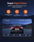 70mai Dash Cam M310, Dash Camera for Cars 1296P QHD, Smart Dash Cam Front Built in WiFi, 130° Wide-Angle FOV, WDR, Night Visi