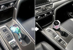 Ginsco Car Trash Can Cup Holder, Mini Car Trash Can with Lid, Car Accessories for Interior, Leakproof Small Trash Cup for Car, Home with 2 ABS Hooks and 90pcs Trash Bags Silver