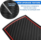 Autorder Center Console Organizer for Kia Soul 2020 2021 2022 2023 2024 2025 2026 Accessories Armrest Storage Box Secondary Insert Tray with 2 Color Mats