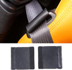 LLKUANG Seat Belt Stay Clips Compatible with Chevrolet Corvette C7 2014-2019,Car Seat Belt Buckle Anti Off Cover,Seat Belt Guide Anti-Belt Pop Guards Clips-2PCS