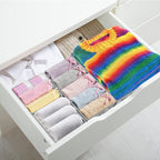 Posprica Drawer Organizer Bins,Woven Strap Storage Box Cube Basket Containers Divider for Organizing drawers, Shelves, Closet