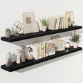 Fun Memories 72 Inch Floating Shelves for Wall, Fireplace Mantel Shelf with Invisible Heavy Duty Bracket, 8 Inch Deep Storage